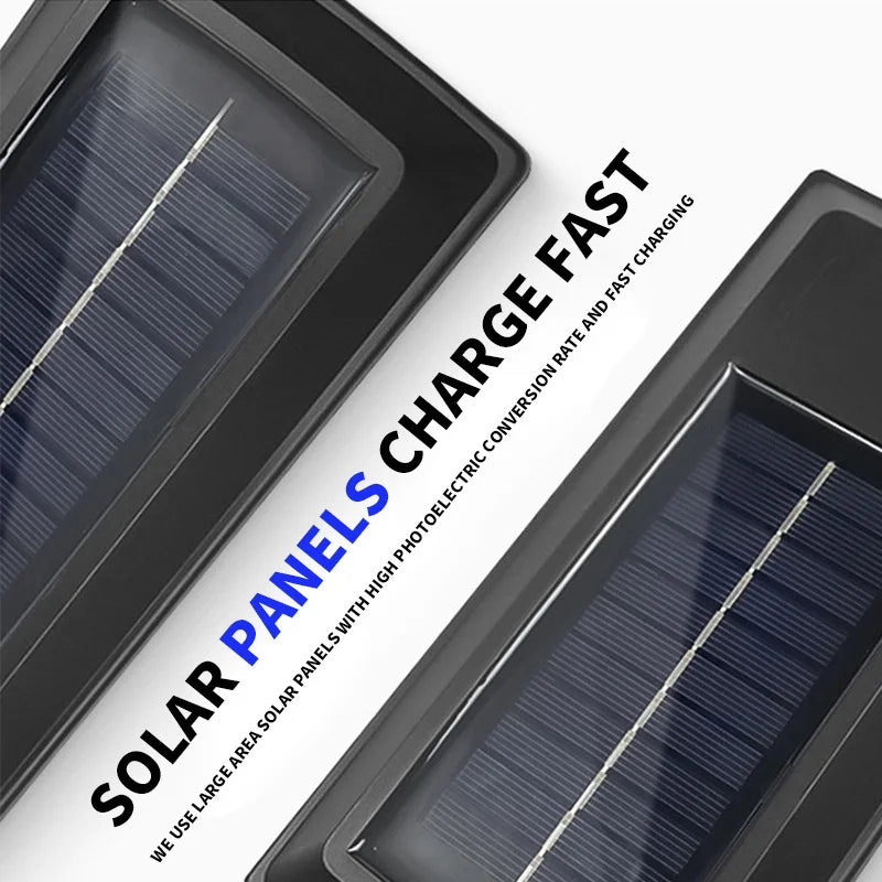 Luces Solares para Exteriores, Impermeables, con Sensor de Movimiento, Lámpara LED con 3 Modos de Iluminación, Luces Solares para Decoración de Jardín y Caminos